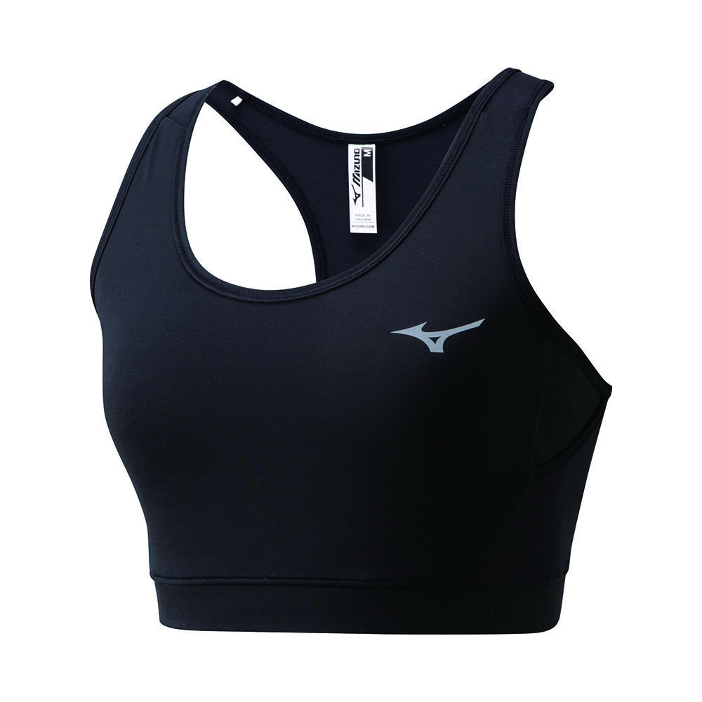 Mizuno Women's Sports Bras Alpha Black - SZLQHGK-97